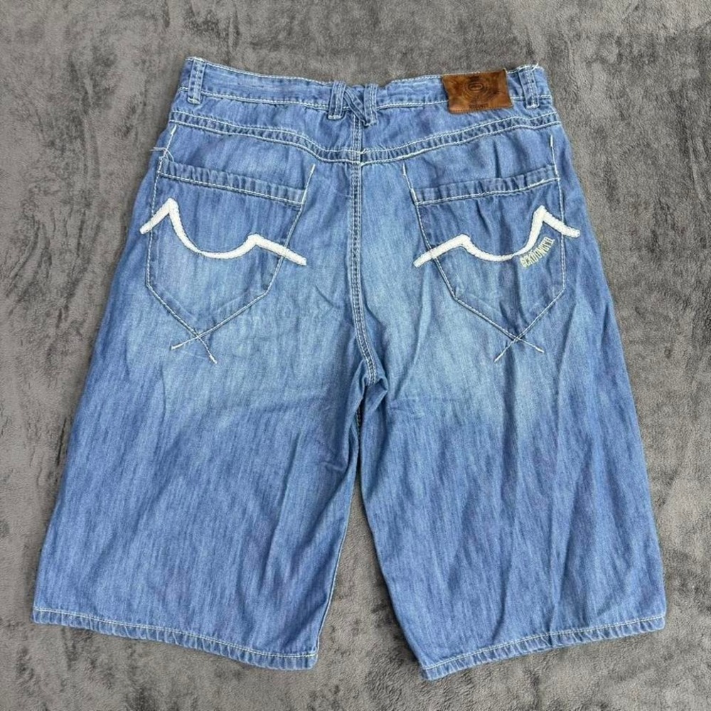 Vintage Y2K ECKO unlimited Jorts Mens 36 Blue Grunge Skater Baggy